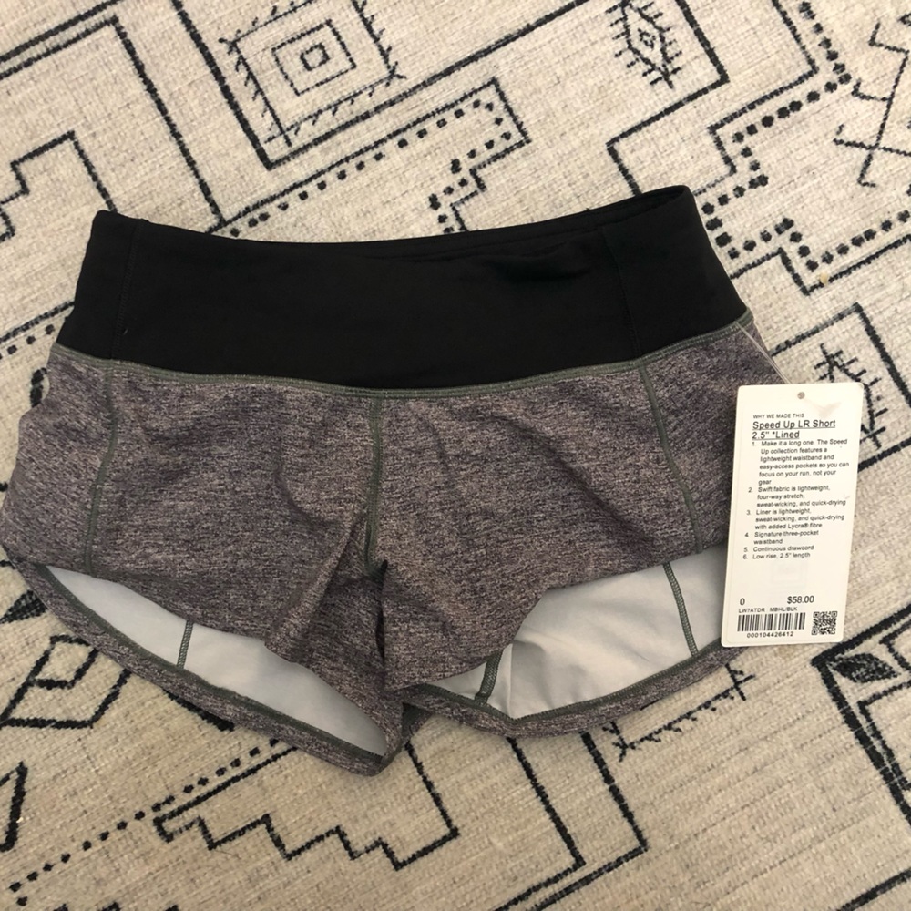 Never worn lulu lemon shorts